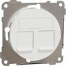 Elko One Sentralplate 2x UNI rett Renhvit - 6949928