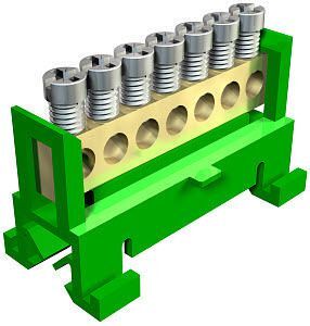 Strømfordelingsblokk S7 60, 7x16mm2