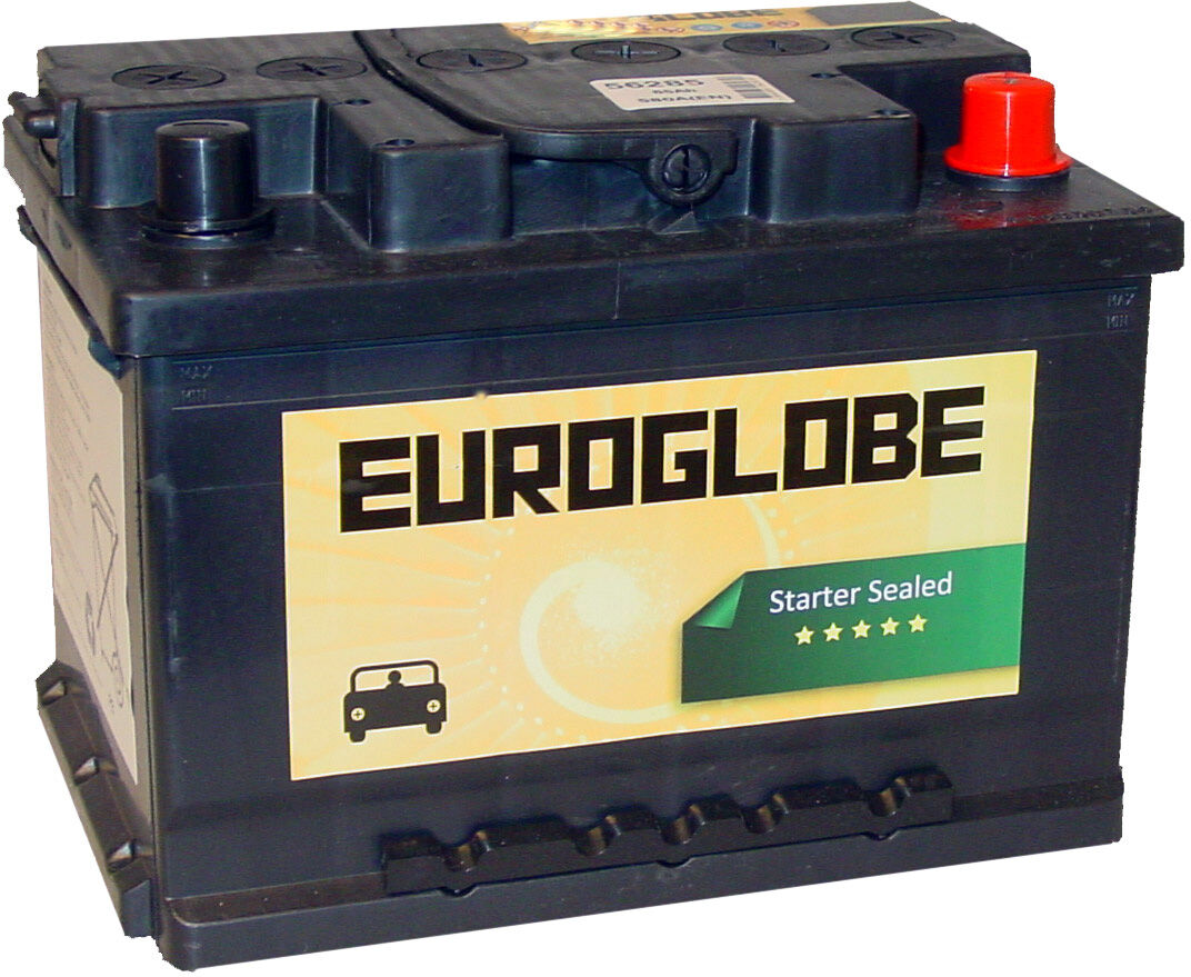 Altitec Euroglobe 56285 65Ah Startbatteri 580CcA - Bestselger! 242x175x175mm