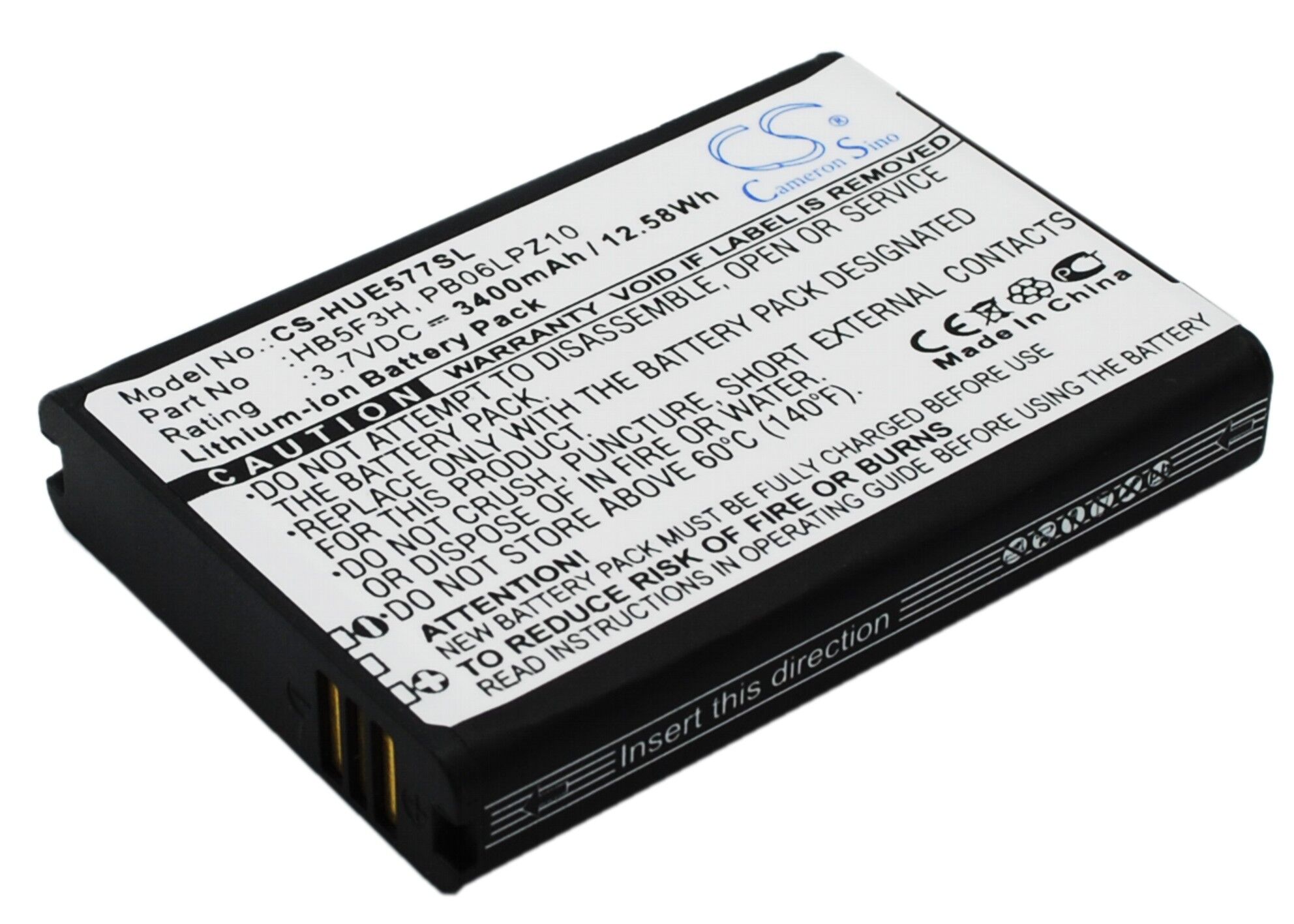Altitec Batteri for Huawei E5372T HB5F3H, PB06LPZ10 3.7V 3400mAh Li-Ion