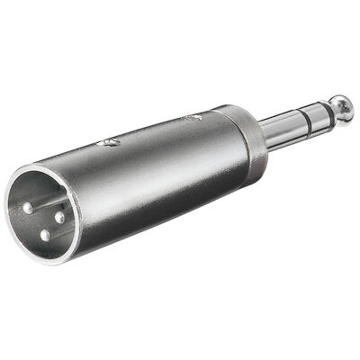 Altitec XLR audio adapter 3-pin XLR plugg - 6,35mm stereo plugg