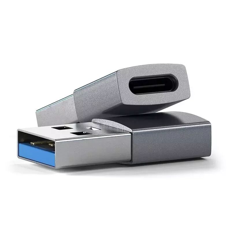 Satechi USB-A Til USB-C Adapter - Grå