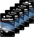 Generic Camelion 5x CR1216 Knappcelle (29 mAh)