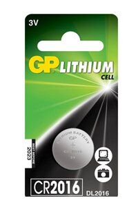 Button cells GP CR2016 batteri