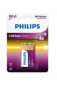 Disposable Philips 9V block batteri