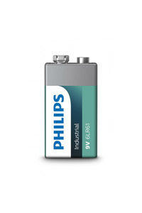 Disposable PHILIPS Plus Alkaline 10x 9V block batteri