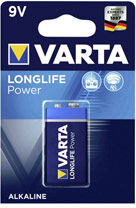 Disposable Varta 9V block batteri