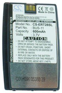 Sony Ericsson R520mc (600 mAh 3.7 V, Sort)