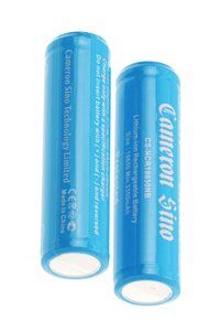 Rechargeable 2x 18650 batteri (3400 mAh, Oppladbart)