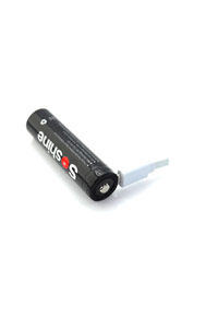 Rechargeable 2x 18650 batteri (2600 mAh, USB Oppladbart)