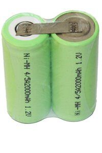 Oral-B 2x 4/5 A batterier i rekken, med loddetinnsfaner (2400 mAh, Oppladbart)