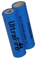 Philips UltraFire 2x 14500 batteri (1200 mAh, Oppladbart)