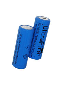 Philips UltraFire 2x 18500 batteri (1800 mAh, Oppladbart)