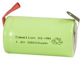 Rechargeable BO-BSE-LR20R batteri (8000 mAh 1.2 V)