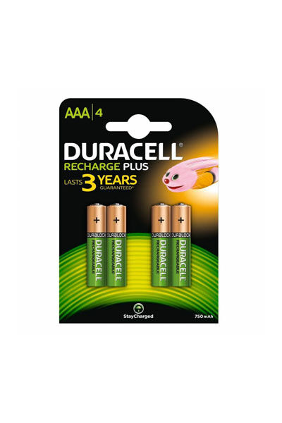 Rechargeable GP BO-DUR-AAA-750-4 batteri (750 mAh 1.2 V, Originalt)