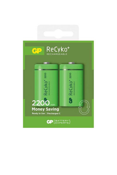 Rechargeable GP BO-GP-C-2200 batteri (2200 mAh 1.2 V, Originalt)