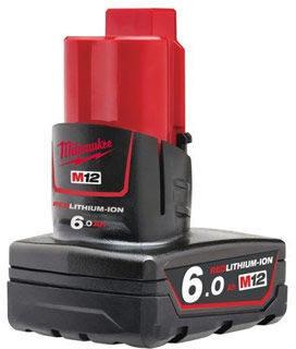 Milwaukee Batteri (6000 mAh 12.0 V, Originalt) passende til Batteri til Milwaukee 2446-20