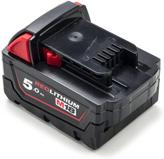 Milwaukee Batteri (5000 mAh 18 V, Sort, Originalt) passende til Batteri til Milwaukee 2612-20