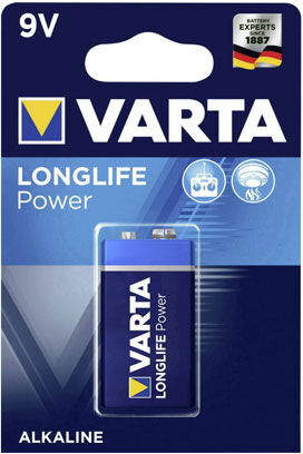 Disposable Varta BO-VARTA-LONGLIFE-P-6LR61 batteri (9 V, Originalt)