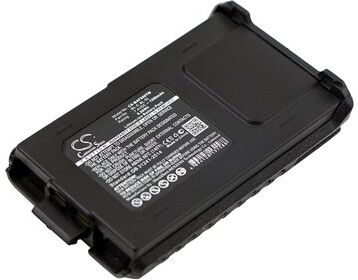 Baofeng Batteri (1200 mAh 7.4 V, Sort) passende til Batteri til Baofeng BF-F8HP