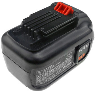 Black & Decker Batteri (2500 mAh 60 V, Sort) passende til Batteri til Black & Decker LHT360CFF