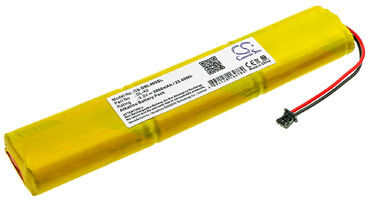 Best Batteri (2600 mAh 9 V, Gul) passende til Batteri til Best Access Systems VPD-EX-BB