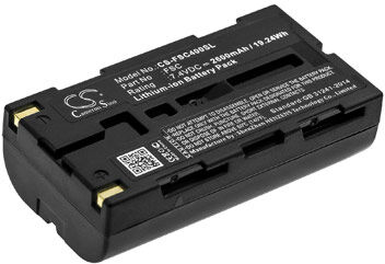 Fujifilm Batteri (2600 mAh 7.4 V, Sort) passende til Batteri til Fuji FSC3