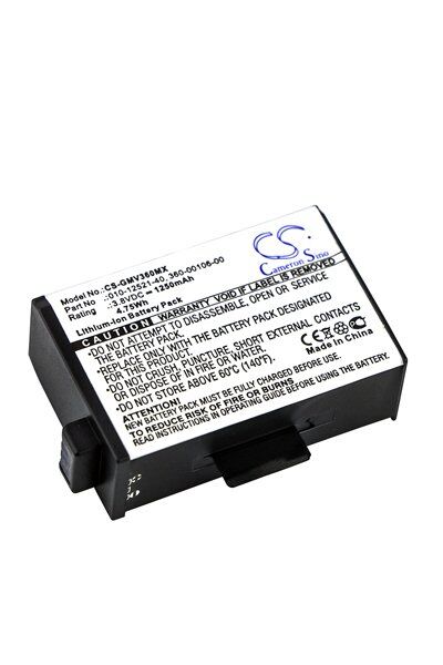 Garmin Batteri (1250 mAh 3.8 V, Sort) passende til Batteri til Garmin VIRB 360
