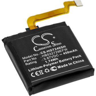 Huawei Batteri (450 mAh 3.87 V, Sort) passende til Batteri til Huawei GT2 Pro