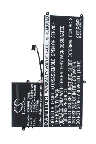 HP Batteri (4150 mAh 7.4 V) passende til Batteri til HP ElitePad 1000 G2