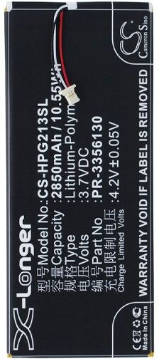 HP Batteri (2850 mAh 3.7 V) passende til Batteri til HP Slate 7 G2 1311