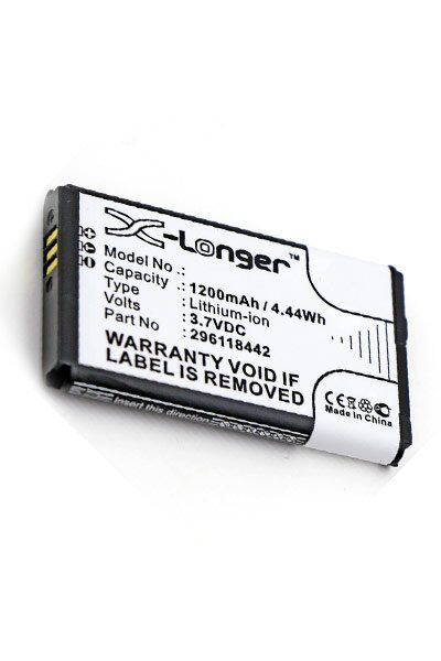 Ingenico Batteri (1200 mAh 3.7 V, Sort) passende til Batteri til Ingenico IMP350-USBLU01A