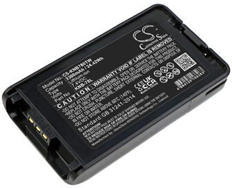 Kenwood Batteri (3300 mAh 7.4 V, Sort) passende til Batteri til Kenwood TK-3140