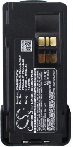 Motorola Batteri (2200 mAh 7.4 V, Sort) passende til Batteri til Motorola P8660