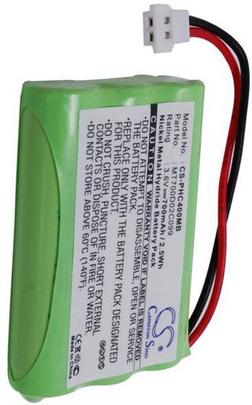 Philips Batteri (700 mAh 3.6 V) passende til Batteri til Philips SBCSC369