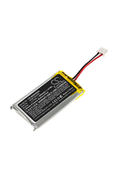 Sennheiser Batteri (450 mAh 3.7 V, Sort) passende til Batteri til Sennheiser IMPACT SDW 30 HS