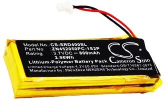 Cardo Batteri (800 mAh 3.7 V) passende til Batteri til Cardo G9x