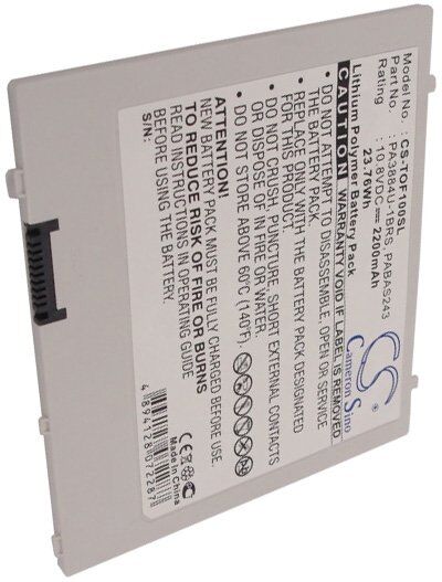 Toshiba Batteri (2200 mAh 10.8 V) passende til Batteri til Toshiba Excite 10