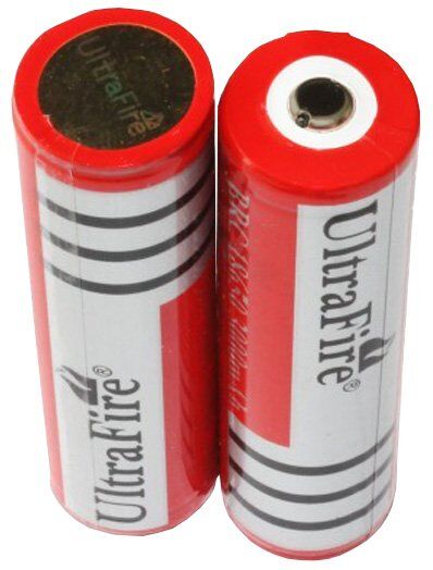 Rechargeable UltraFire BTE-SC-18650X2 batteri (3000 mAh 3.7 V)