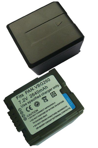 Panasonic Batteri (2640 mAh 7.4 V, Sort) passende til Batteri til Panasonic HDC-SD5