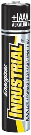 Energizer Industrial AAA/LR03 Batteri alkalisk, AAA/LR03, 10-pakning