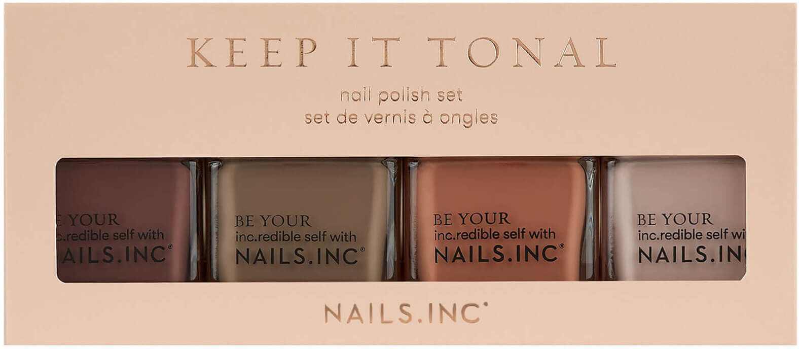 nails inc. Keep it Tonal Nail Polish Set 4 x 14ml