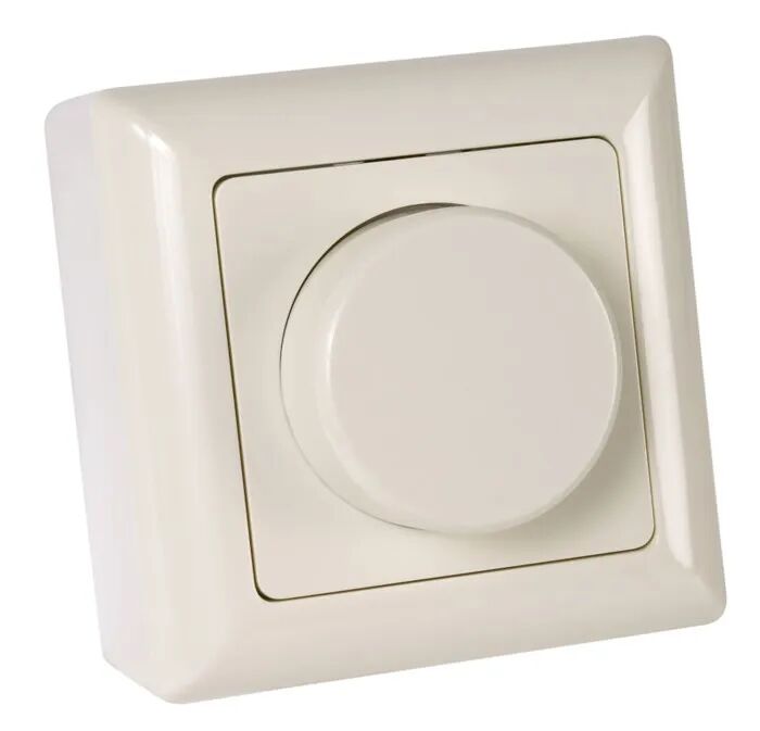 Dimmer for glødepærer og halogenpærer, 50-300 W, utenpåliggende