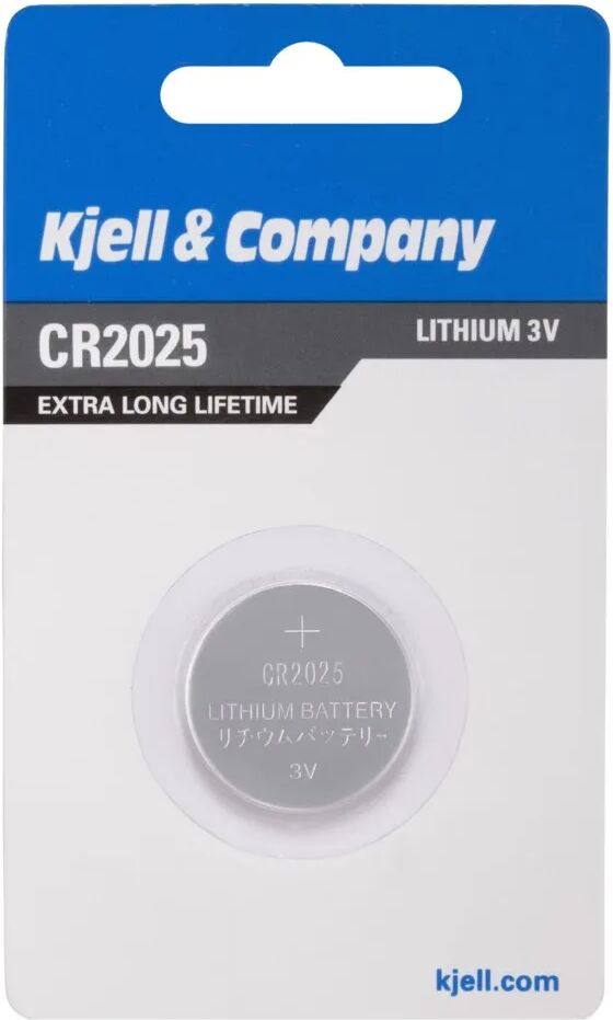 Kjell & Company Litiumbatteri CR2025 1-pk.