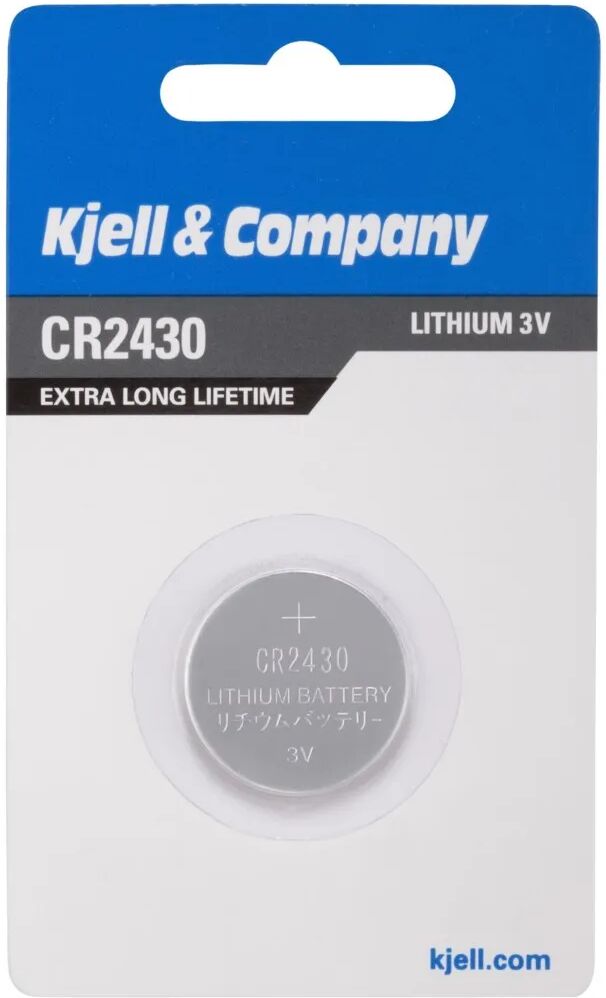 Kjell & Company Litiumbatteri CR2430 1-pk.