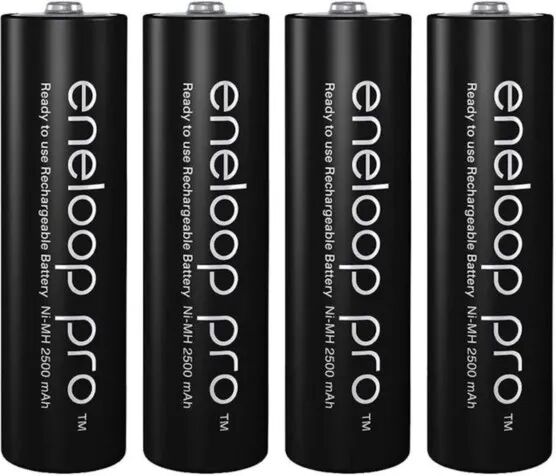 Panasonic Eneloop Pro Oppladbare AA-batterier 2500 mAh 4-pk.