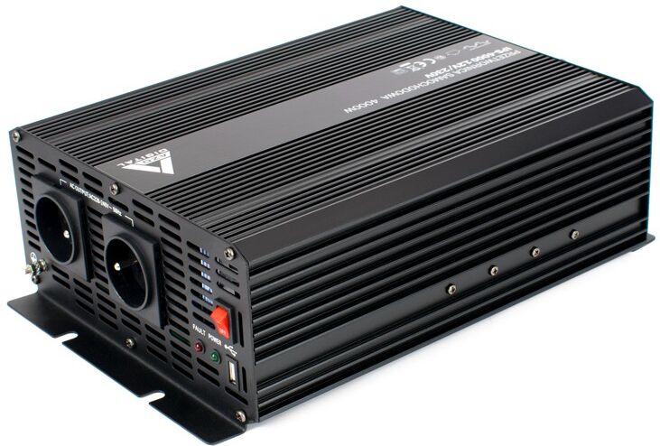 AZO DIGITAL Samochodowa przetwornica napięcia 12 VDC / 230 VAC IPS-4000 4000W