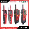 UNI-T-UT18C Testador de Tensão  UT18D  UT15B  UT15C  AC  DC  Fase 3  Tensão  Continuidade