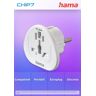 Adaptador De Corrente Hama Shuck Uk/us/china/itália/suiça -> Euro - Branco 223455