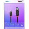 Lindy 1.5musb 3.2 Atoc Cable 3a,Blackline